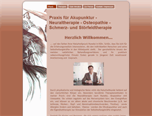Tablet Screenshot of naturheilpraxis-huneke.de